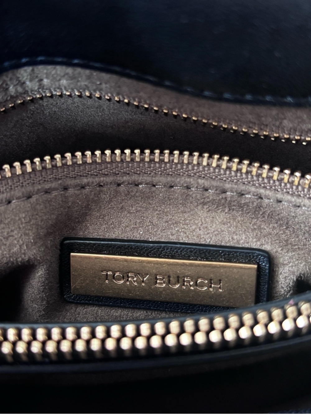 Tory Burch Kira Small Black Leather Single Top Handle Quilted Satchel Handbag - Picture 11 of 14